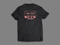 Jeep Girl T-Shirt (Pink on Black) - PRE-ORDER