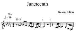 Kevin Julien-Juneteenth (Score)