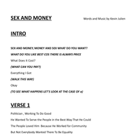 Sex & Money (Lyrics)