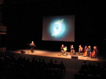 Performing “A Universe of Dreams” with photos from the Hubble telescope
