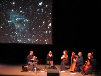 Performing “A Universe of Dreams” with photos from the Hubble telescope
