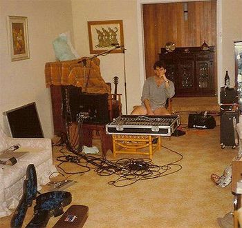 recording first solo EP 1983
