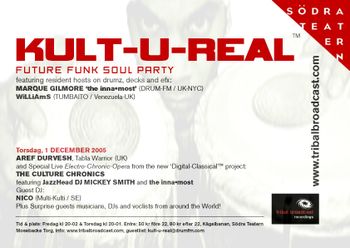 THE SMAAK DOWN INFO ON KULT-U-REAL - SESSION #3
