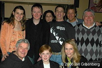 The Cutting Room, NYC - back row l. to r: me, neville, maggie, joseph, david and steve; front row l. to r.: sid, myles mancuso and kate taylor!!!
