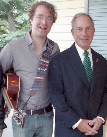 w/ Mayor Bloomberg after a performance at Gracie Mansion
