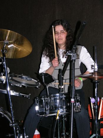 Deve Guzman on drums
