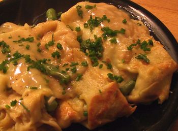 Chicken & Asparagus Crepes
