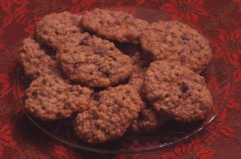 Oatmeal, Bacon and Cranberry Cookies
