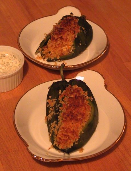 Poisson Deux (Crab-Stuffed Poblanos)