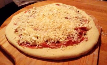 Pre-Baked Prosciutto Pizza
