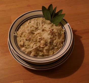 Turkey Risotto with Sage
