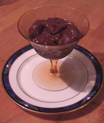 Chocolate Pudding with Cointreau
