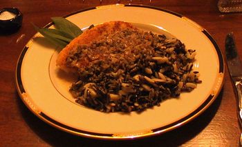 Chicken Saltimbocca with Wild Rice Pilaf

