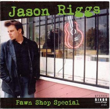 A close up look of the cover for Jason's second record.  Note Jason's eerie, shadowy reflection on the storefront window.  Weird artistic messsage?  Random coincidence?  You be the judge.
