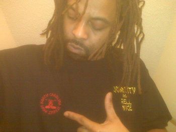 JON NOTTY aka RELL NYCE rocking the black NORTH CAROLINA STREET HEAT embroided t-shirt!!!!
