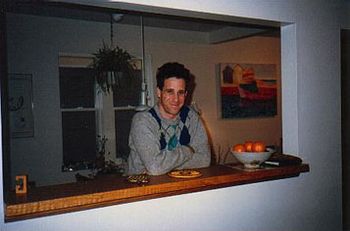Greg at Woodfield Drive, Toronto, circa 1988
