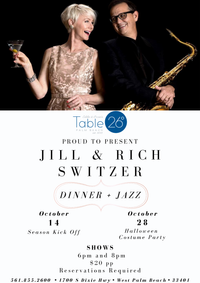 Dinner and Jazz at Table 26 Palm Beach