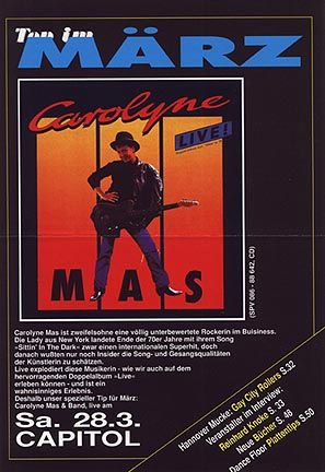 An ad for the "LIVE!" album from "magaScene" magazine (March 1992).
