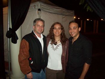 Daren, Kristina and drummer Mike Chavez from Ottmar Liebert - Luna Negra September 09
