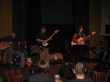 Travis Hogue, Darren Anderson, Kristina Sablan and Randy Mahrer at Kristina's CD release - October 5th 2008
