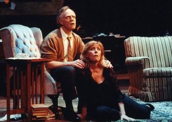 Charlie as George with Margo Skinner as Martha in Who's Afraid of Virginia Woolf? by Edward Albee
