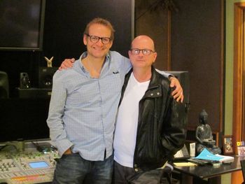 Tim Reppert and MW at Soundtrack Studios in Boston
