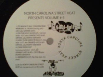 Both CANCER/MS song  & DO THE HOLY GHOST song by J.O.T. & MS. CRYSTAL featured on 12” vinyl NORTH CAROLINA STREET HEAT vol#5 2010 project.
