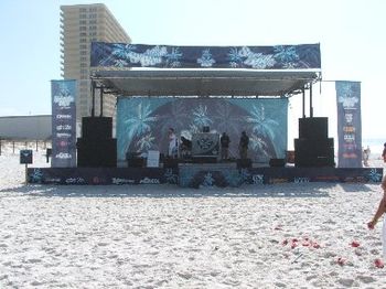 24 x 40 Mobile Stage w/ Soundwings and 8 x 8 Catwalk
