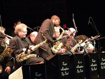 Roger Big Band with Tony Campbell lead sax
