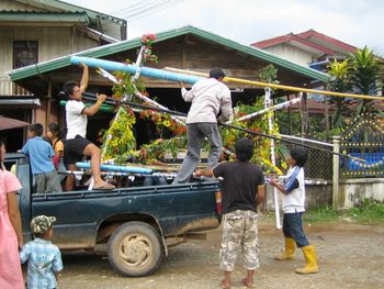 Loading up for the rocket festival in Vang Vieng, Laos, May 18, 2008
