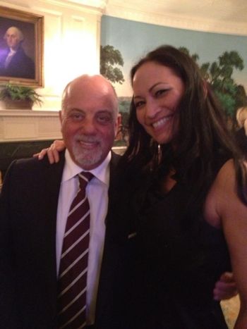 Performing with Billy Joel at the White House
