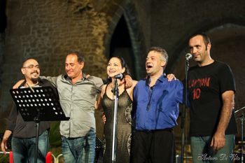 I love Palermo! And my Italian band! Luca Lo Bianco, Sergio Munafò, Agostino Cirrito and Fabrizio! Photo by Arturo Di Vita
