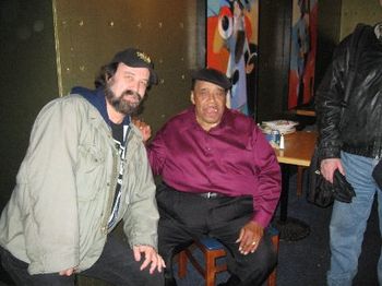 With Mr. Superharp, James Cotton. December 2007
