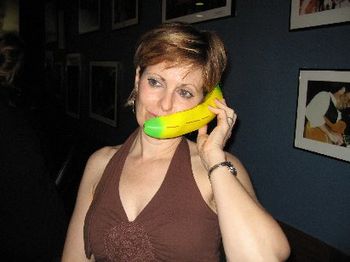 When a banana rings, Kelly always answers it. So should you. A word to the wise... (Photo: Bob Angell)
