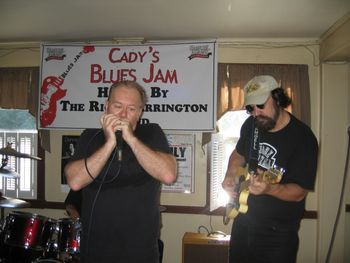 Jamming with old friend Chris Stovall Brown 7/18/2010

