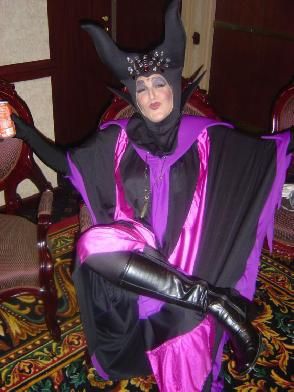 Just another day at the Office! (as Malificent for a Disney production show)
