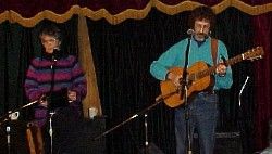 The benefit for Rosalie Sorrels at Bodles Opera House in 1998 included headliners Pete Seeger and Oscar Brand.
