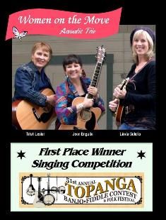 Proud winners of the singing competition at the 2011 Topanga festival
