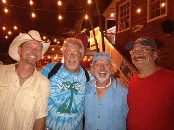 With Thom Shepherd, Paul Roush and Howard Livingston, Smokin' Tuna, Key West, Fla. - June 2012
