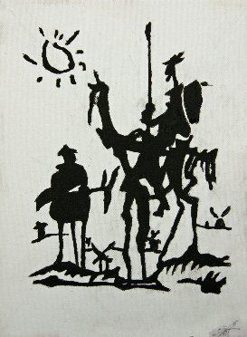 Replica of Don Quixote

