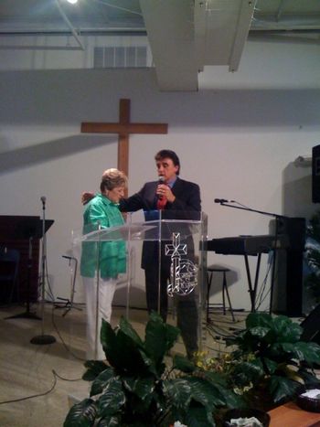 Pastor McSpadden and Gloria
