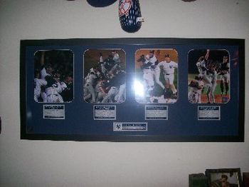 Yankee championship photo~'96, '98, '99, 2000.
