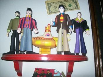 Beatles, Yellow Submarine figurines
