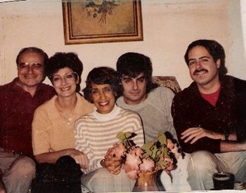 This is the only pic I have of my whole family.  Dad, Joyce, Mom, me, Mike.  Mom passed away one month later. (1989)
