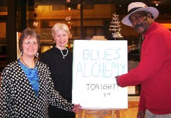 Life Force Arts Center's Blues Alchemy Night with Bonni, Joan Forest Mage and blues saxman Abb Locke
