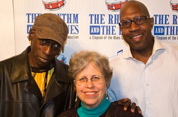 Larry Taylor, Bonni and TRTB producing partner Darryl Pitts at 3/12/2015 promo party for movie
