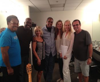 M.O.at Hollywood Bowl 2013 w Vocal Greats Jim Gilstrap,Alvin Chea,Bobbi Page,Phillip Ingram,Edie Boddicker,Janey Clewer
