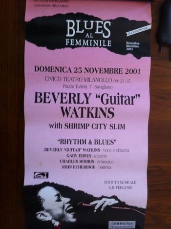 Tour of Italy with Beverly Guitar Watkins
