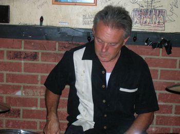 Bill Harrington drummer on  Hot Rod Piano Boogie Baby CD
