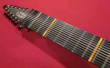 Clifford Marshall Van Buren's Dual Deep Mirrored Bass Chapman Stick (custom tuning)
